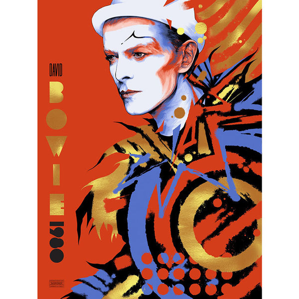David Bowie 1980 Gold Foil Variant
