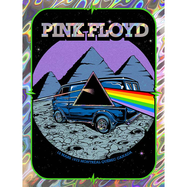 Pink Floyd March 12, 1973 Montreal Quebec Canada Lava Foil Variant
